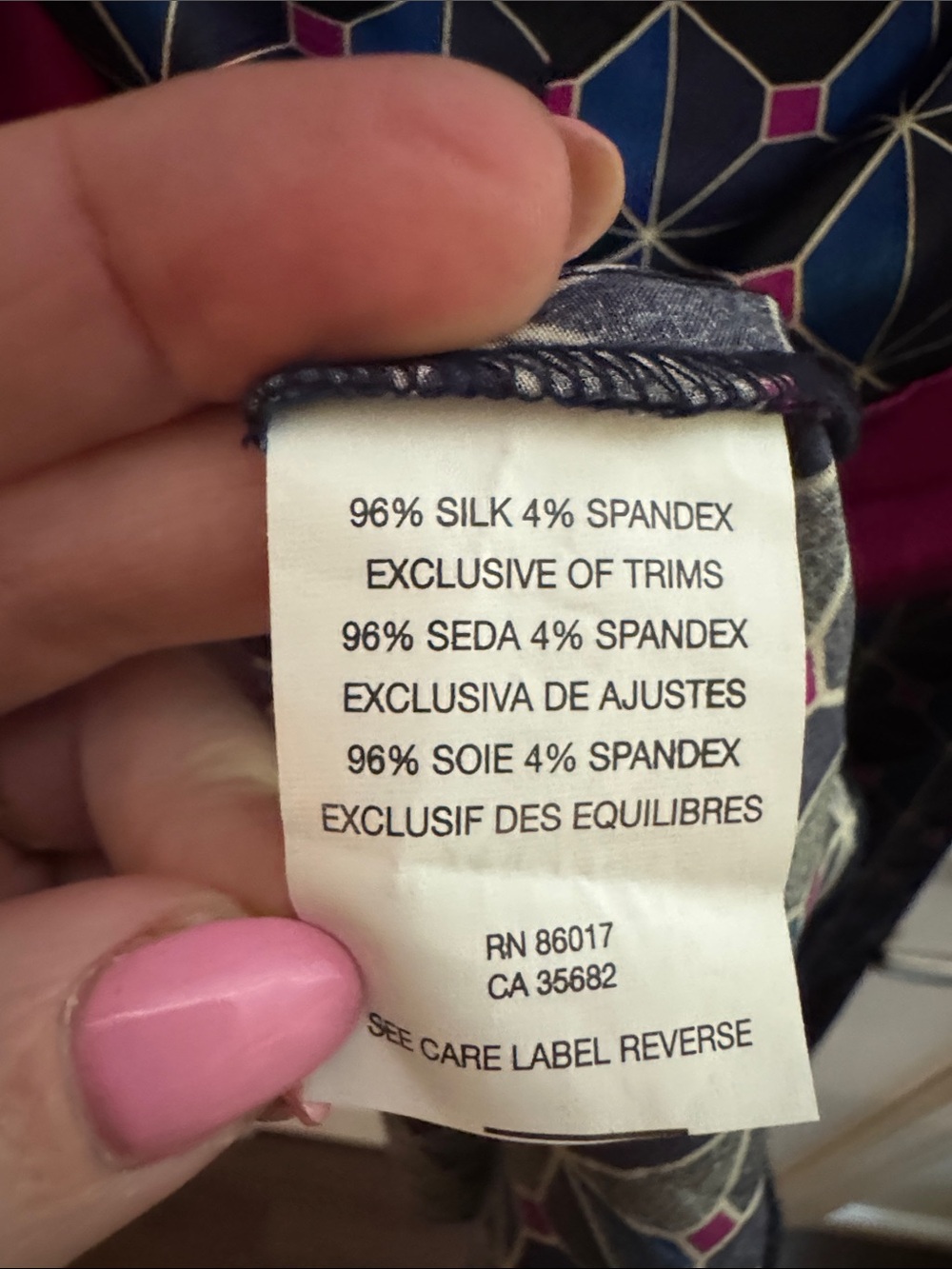 BEBE Y2k Silk Blend Satin Halter Dress Geometric Print Size Medium - Picture 6 of 7